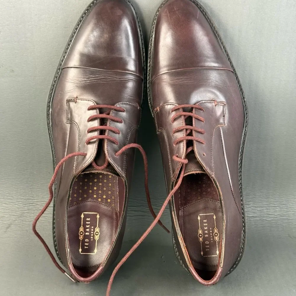 Ted Baker Men's Aokii leather Oxford shoes size 12